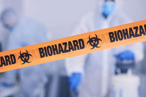 Professional Biohazard Cleanup technician working in Washington, NE
